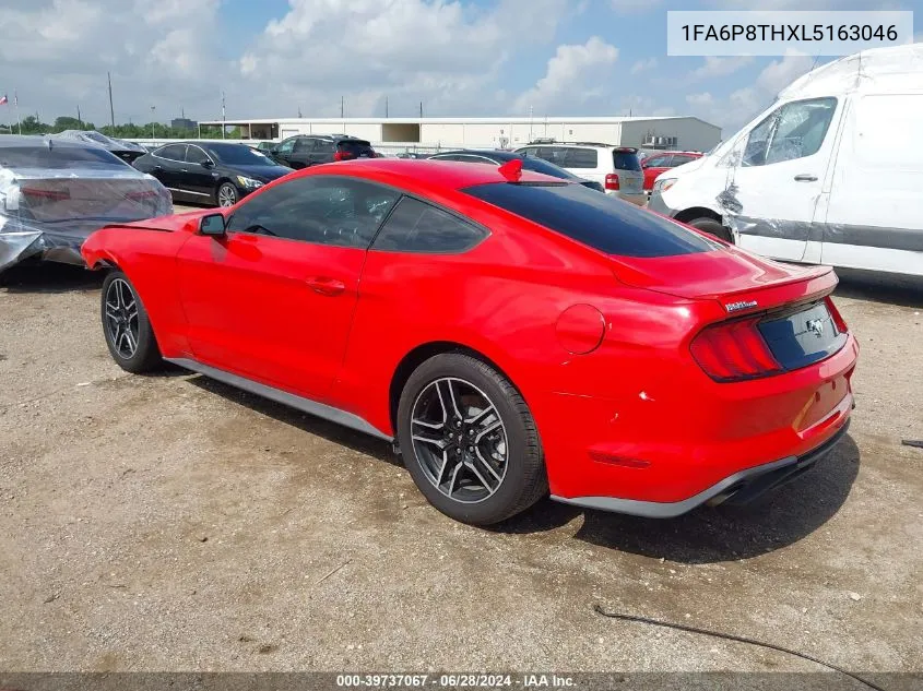 2020 Ford Mustang Ecoboost VIN: 1FA6P8THXL5163046 Lot: 39737067