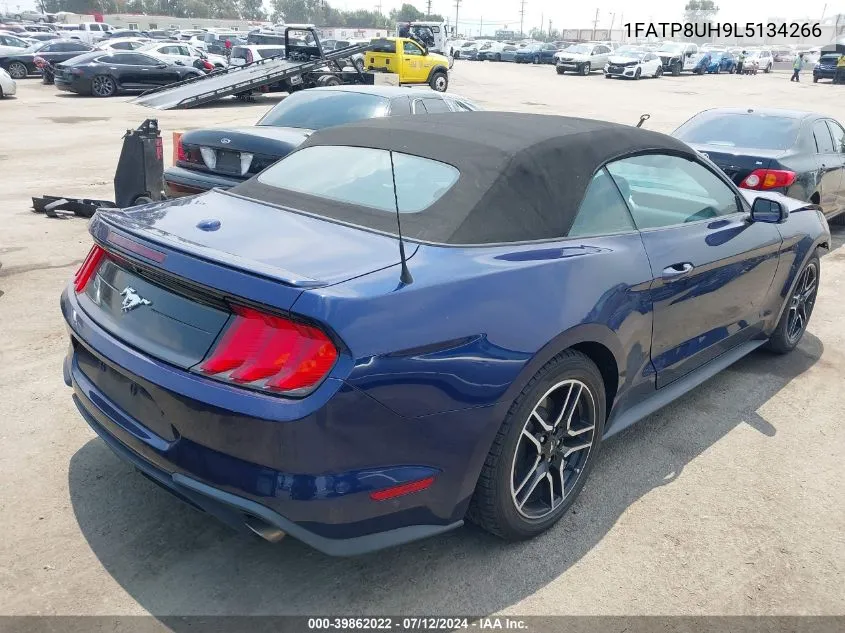 2020 Ford Mustang Ecoboost Premium VIN: 1FATP8UH9L5134266 Lot: 39862022