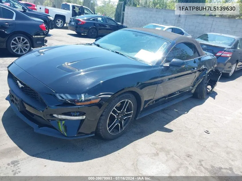 2020 Ford Mustang Ecoboost Premium VIN: 1FATP8UH7L5139630 Lot: 39879983