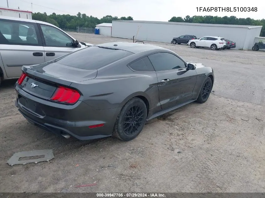 1FA6P8TH8L5100348 2020 Ford Mustang Ecoboost Fastback