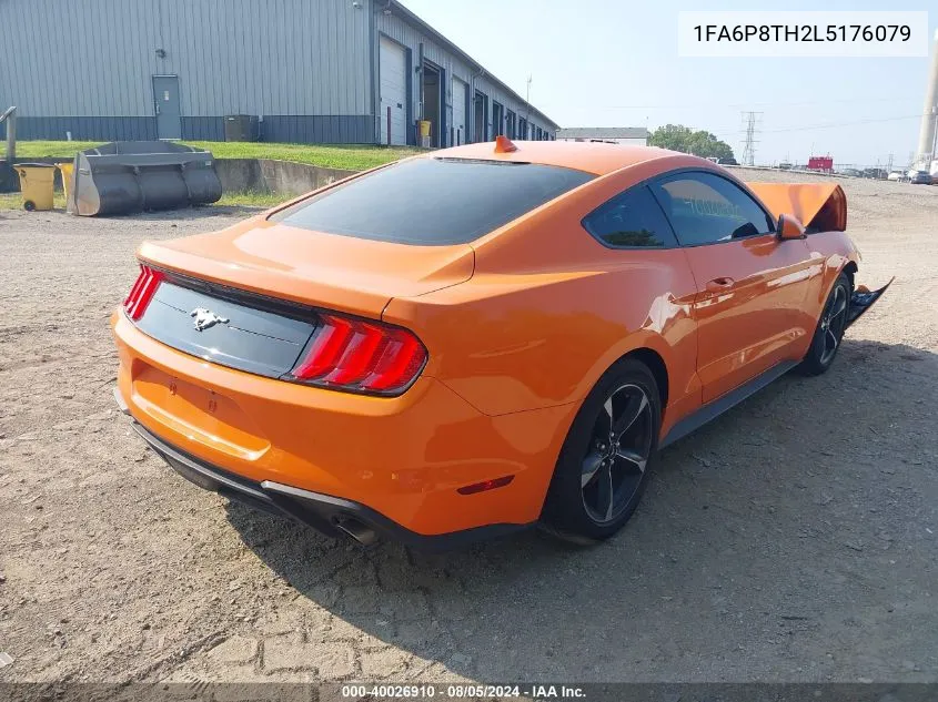 2020 Ford Mustang Ecoboost Fastback VIN: 1FA6P8TH2L5176079 Lot: 40026910