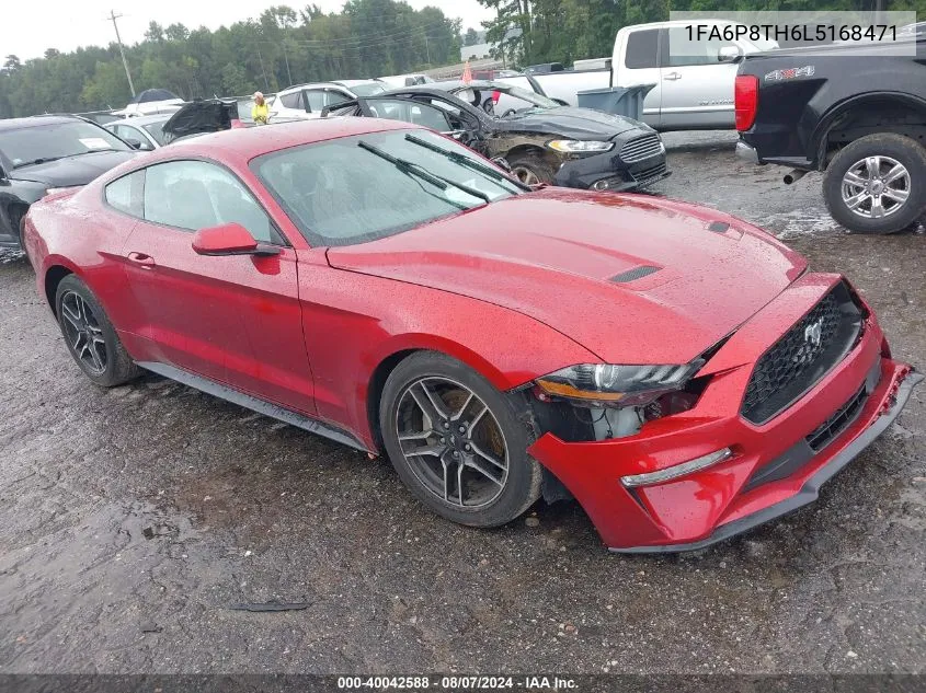 1FA6P8TH6L5168471 2020 Ford Mustang Ecoboost Fastback