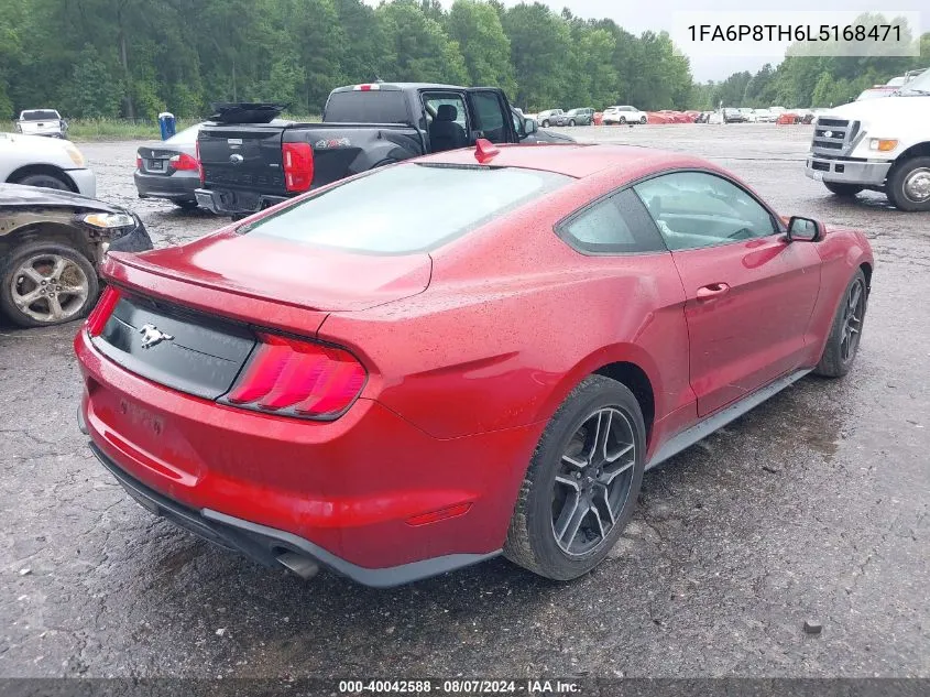 1FA6P8TH6L5168471 2020 Ford Mustang Ecoboost Fastback