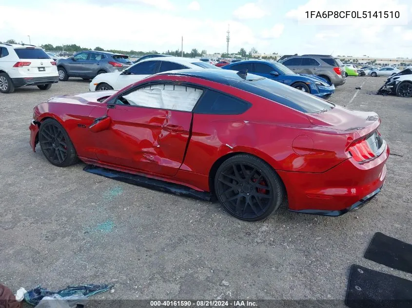 1FA6P8CF0L5141510 2020 Ford Mustang Gt