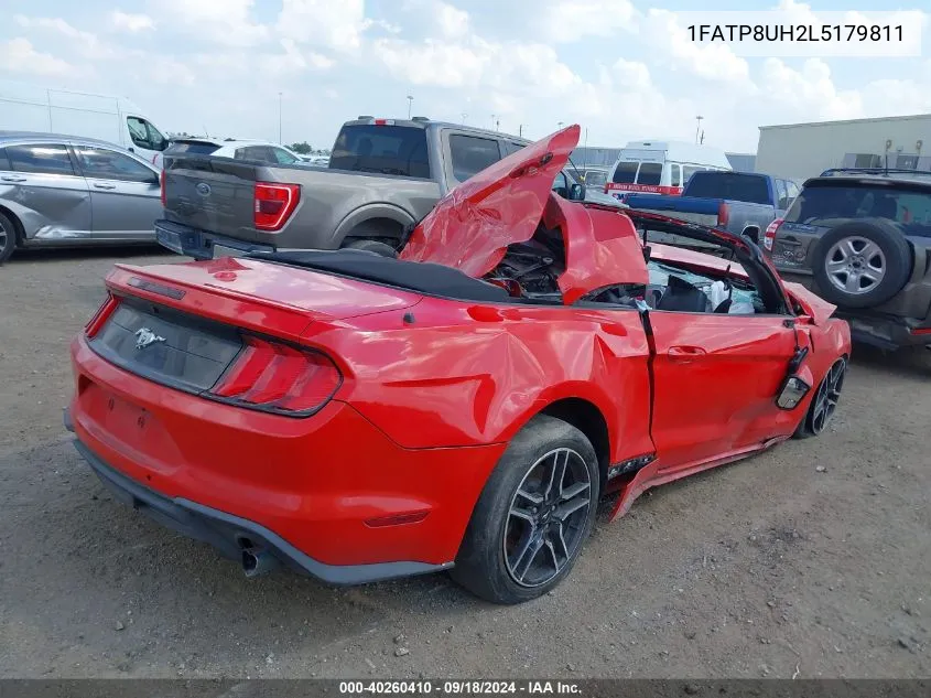 2020 Ford Mustang Ecoboost Premium VIN: 1FATP8UH2L5179811 Lot: 40260410