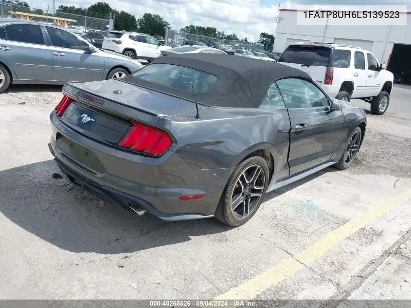 2020 Ford Mustang VIN: 1FATP8UH6L5139523 Lot: 40265526