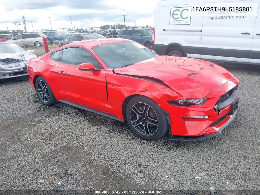 1FA6P8TH9L5185801 2020 Ford Mustang Ecoboost Premium Fastback