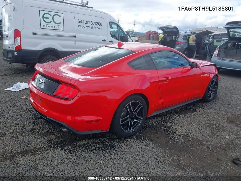 2020 Ford Mustang Ecoboost Premium Fastback VIN: 1FA6P8TH9L5185801 Lot: 40338742