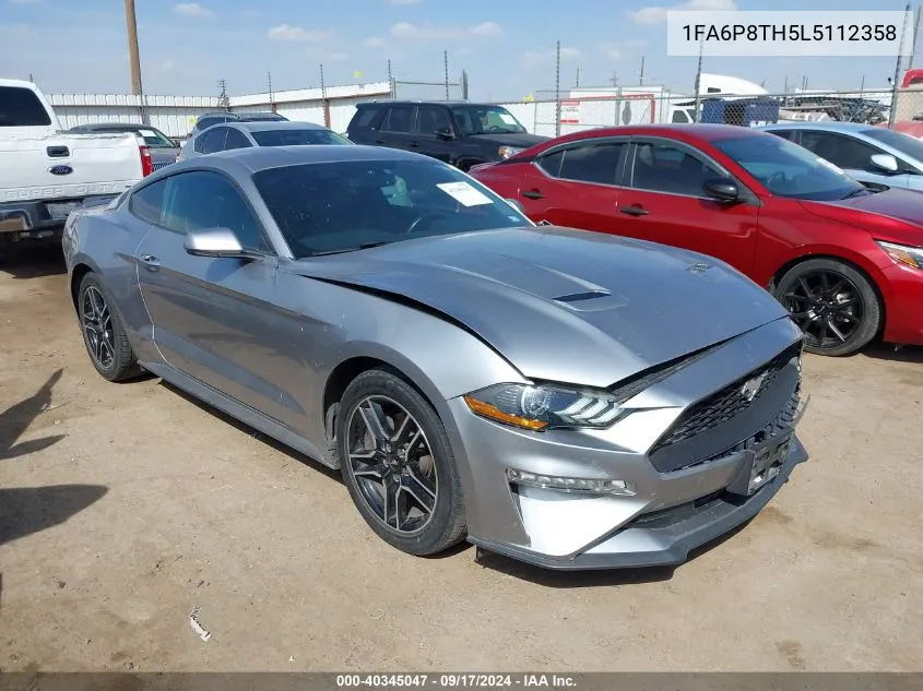 2020 Ford Mustang Ecoboost Premium Fastback VIN: 1FA6P8TH5L5112358 Lot: 40345047