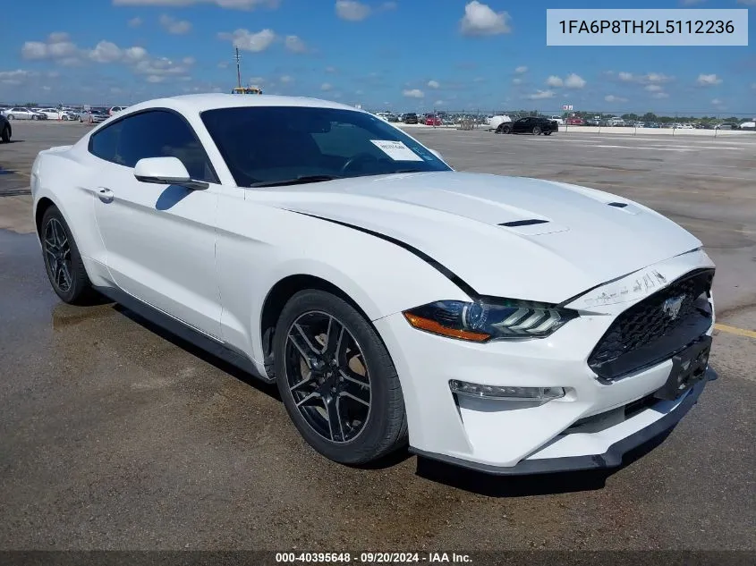 2020 Ford Mustang Ecoboost Premium Fastback VIN: 1FA6P8TH2L5112236 Lot: 40395648