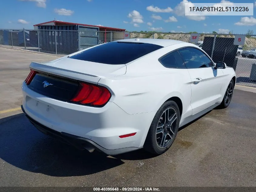 2020 Ford Mustang Ecoboost Premium Fastback VIN: 1FA6P8TH2L5112236 Lot: 40395648