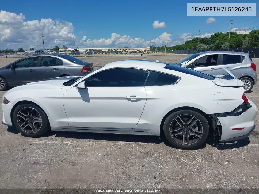 2020 Ford Mustang Ecoboost Premium Fastback VIN: 1FA6P8TH7L5126245 Lot: 40408604