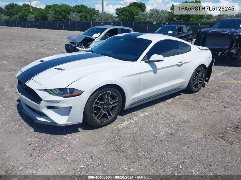 2020 Ford Mustang Ecoboost Premium Fastback VIN: 1FA6P8TH7L5126245 Lot: 40408604