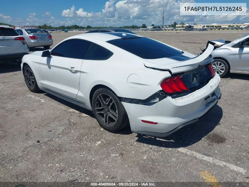 2020 Ford Mustang Ecoboost Premium Fastback VIN: 1FA6P8TH7L5126245 Lot: 40408604