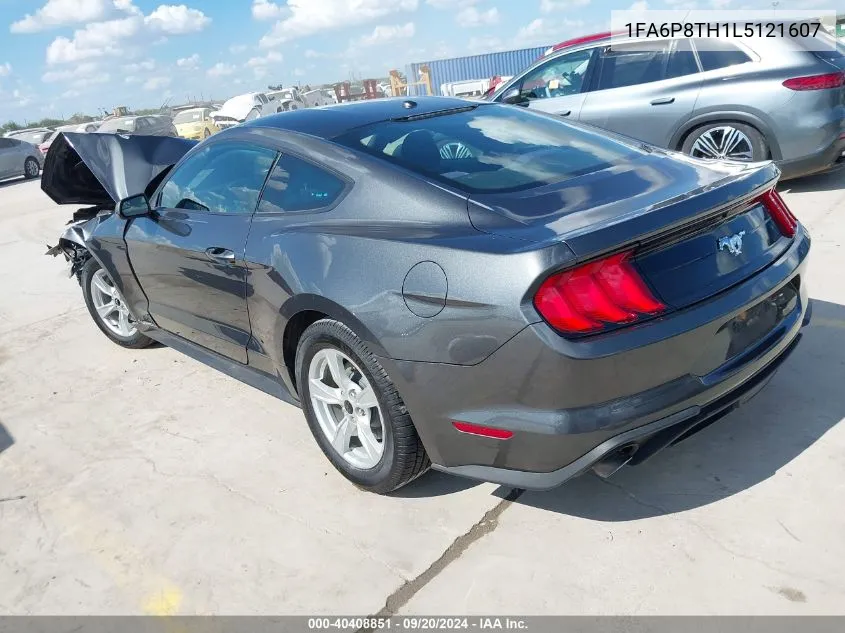 2020 Ford Mustang Ecoboost Fastback VIN: 1FA6P8TH1L5121607 Lot: 40408851