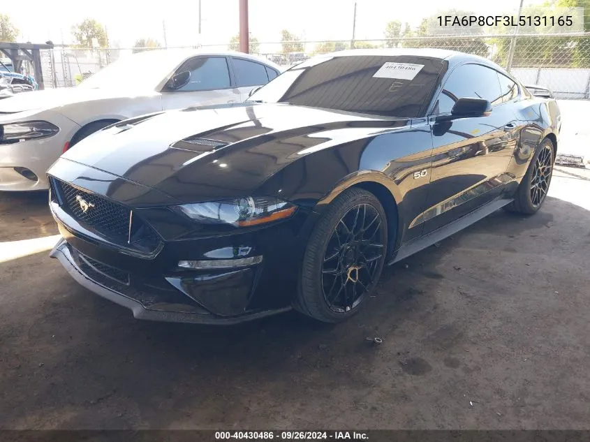 2020 Ford Mustang Gt VIN: 1FA6P8CF3L5131165 Lot: 40430486