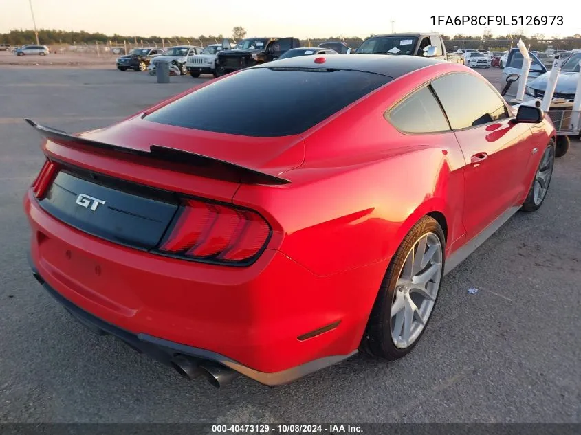 2020 Ford Mustang Gt Premium VIN: 1FA6P8CF9L5126973 Lot: 40473129