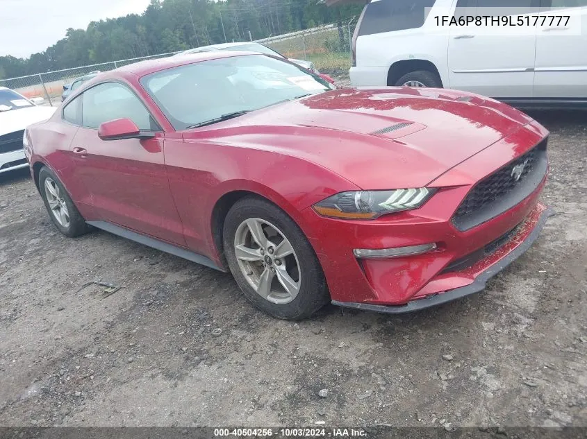 2020 Ford Mustang Ecoboost VIN: 1FA6P8TH9L5177777 Lot: 40504256