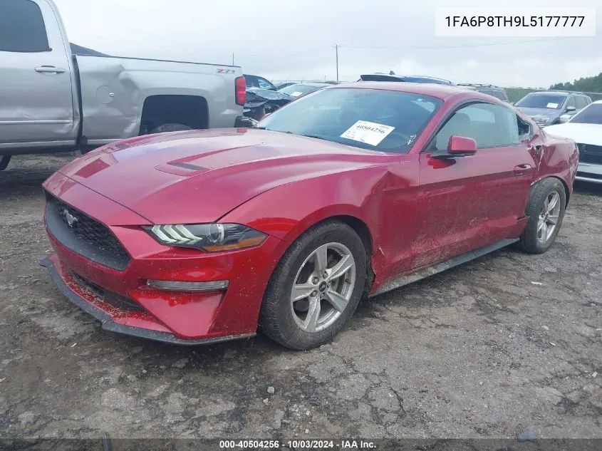 2020 Ford Mustang Ecoboost VIN: 1FA6P8TH9L5177777 Lot: 40504256