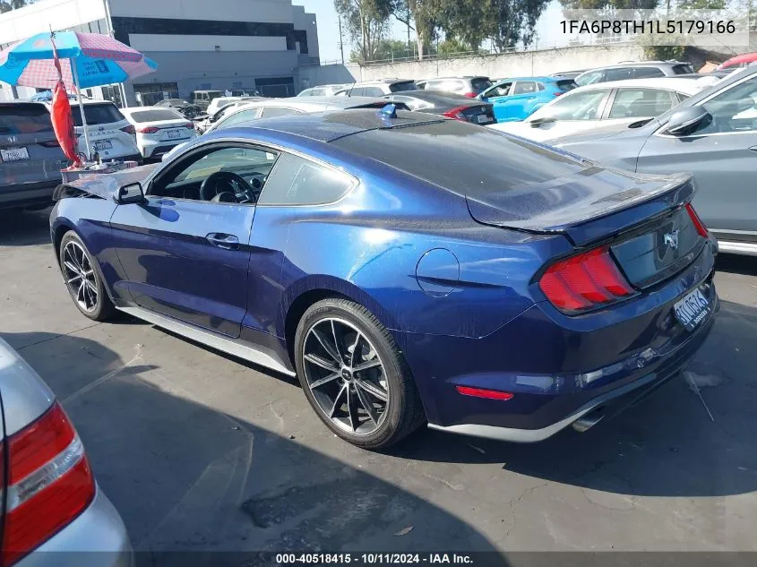 2020 Ford Mustang VIN: 1FA6P8TH1L5179166 Lot: 40518415