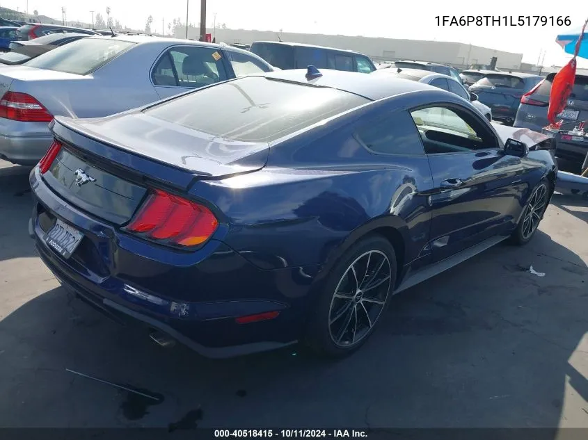 2020 Ford Mustang VIN: 1FA6P8TH1L5179166 Lot: 40518415