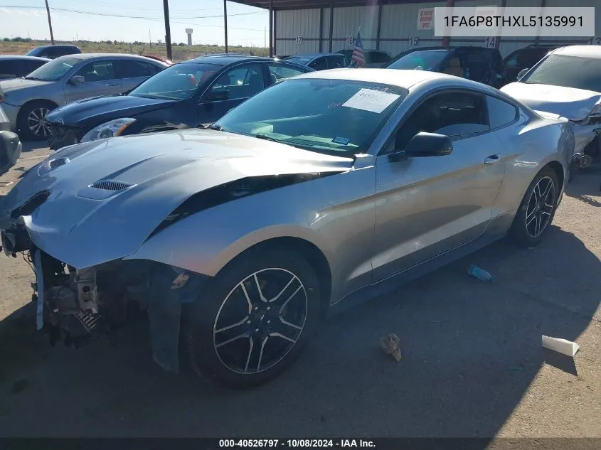 2020 Ford Mustang Ecoboost Premium VIN: 1FA6P8THXL5135991 Lot: 40526797