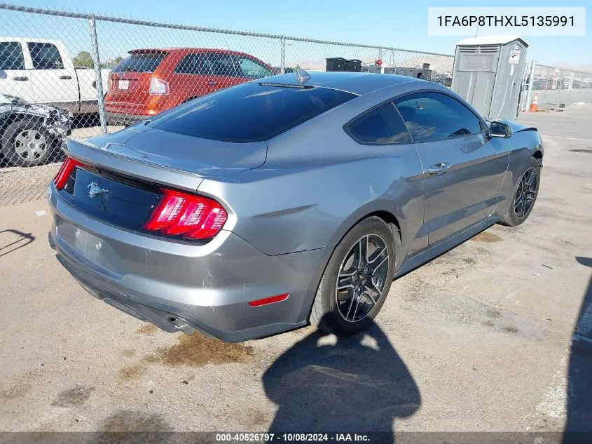 2020 Ford Mustang Ecoboost Premium VIN: 1FA6P8THXL5135991 Lot: 40526797