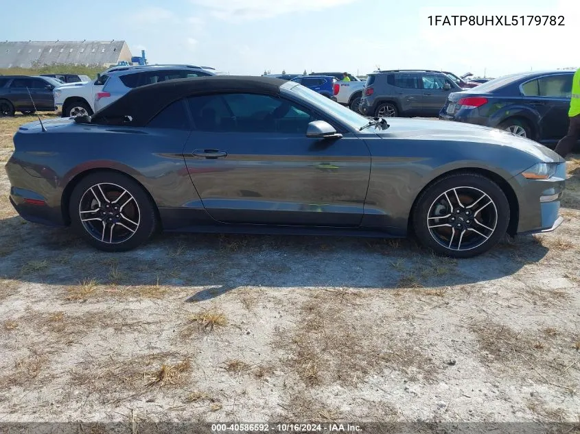 2020 Ford Mustang Ecoboost Premium VIN: 1FATP8UHXL5179782 Lot: 40586592