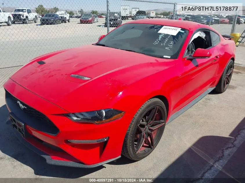 2020 Ford Mustang Ecoboost VIN: 1FA6P8TH7L5178877 Lot: 40597291