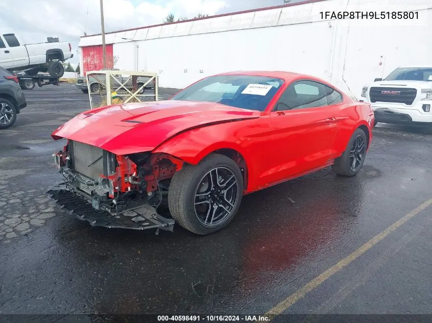 2020 Ford Mustang Ecoboost Premium Fastback VIN: 1FA6P8TH9L5185801 Lot: 40598491