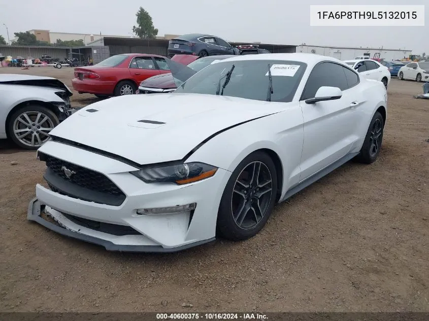 2020 Ford Mustang Ecoboost Premium Fastback VIN: 1FA6P8TH9L5132015 Lot: 40600375