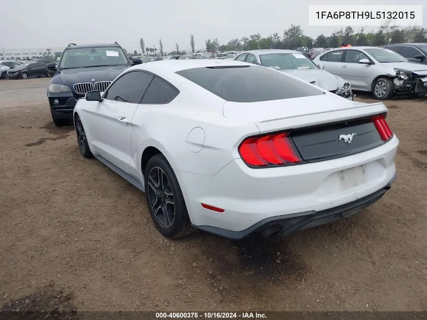 2020 Ford Mustang Ecoboost Premium Fastback VIN: 1FA6P8TH9L5132015 Lot: 40600375