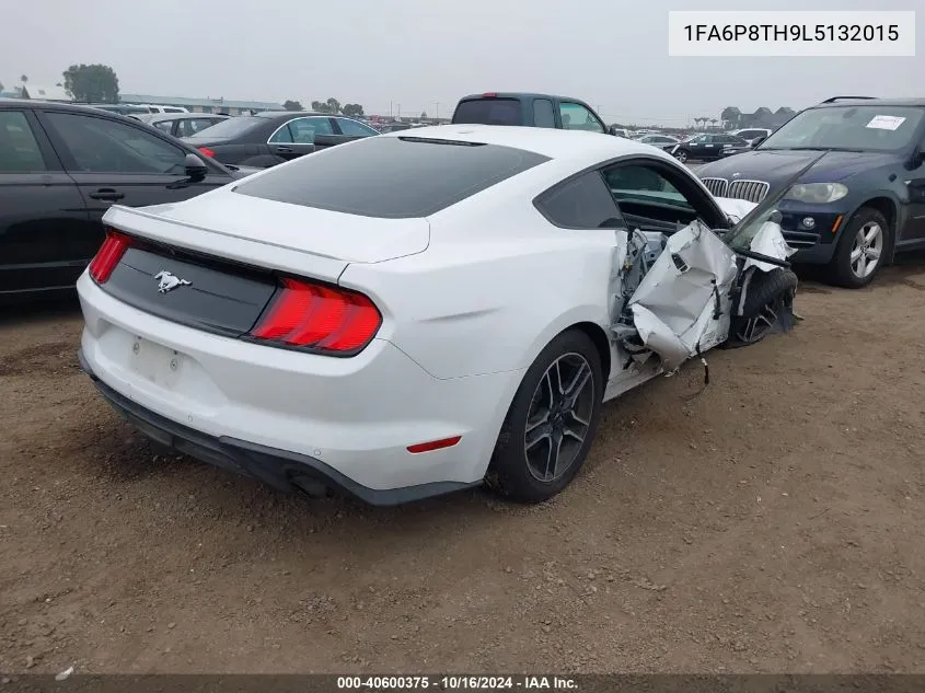 2020 Ford Mustang Ecoboost Premium Fastback VIN: 1FA6P8TH9L5132015 Lot: 40600375