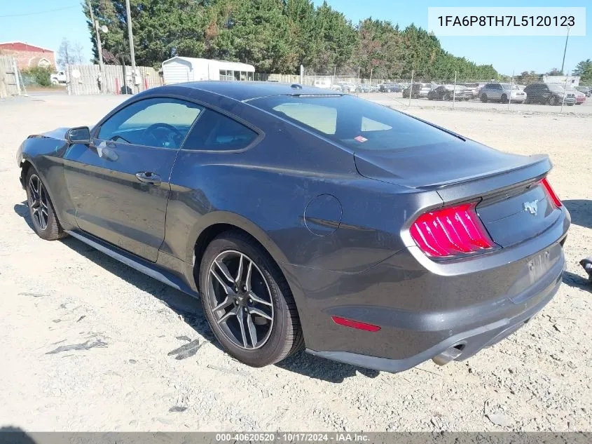 2020 Ford Mustang Ecoboost Premium VIN: 1FA6P8TH7L5120123 Lot: 40620520