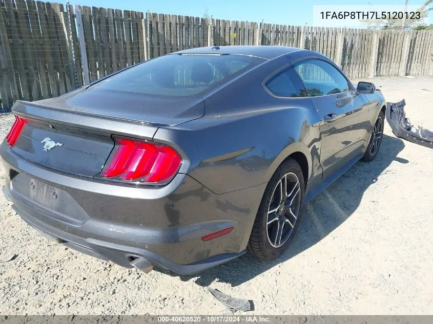 2020 Ford Mustang Ecoboost Premium VIN: 1FA6P8TH7L5120123 Lot: 40620520