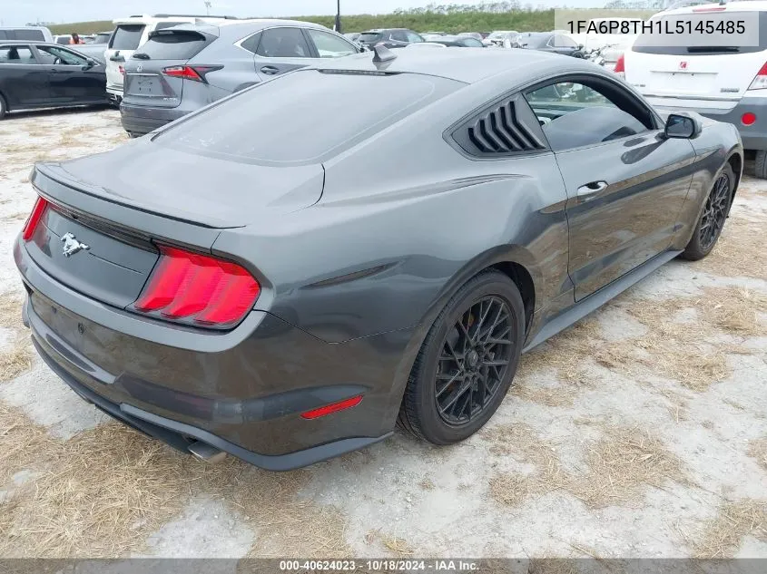 2020 Ford Mustang Ecoboost VIN: 1FA6P8TH1L5145485 Lot: 40624023