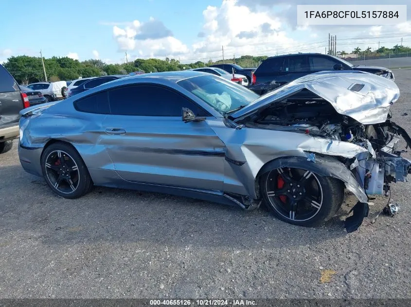 2020 Ford Mustang Gt Premium VIN: 1FA6P8CF0L5157884 Lot: 40655126