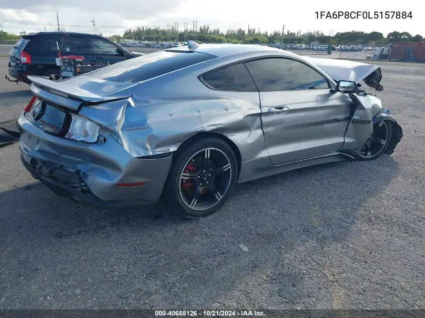 2020 Ford Mustang Gt Premium VIN: 1FA6P8CF0L5157884 Lot: 40655126