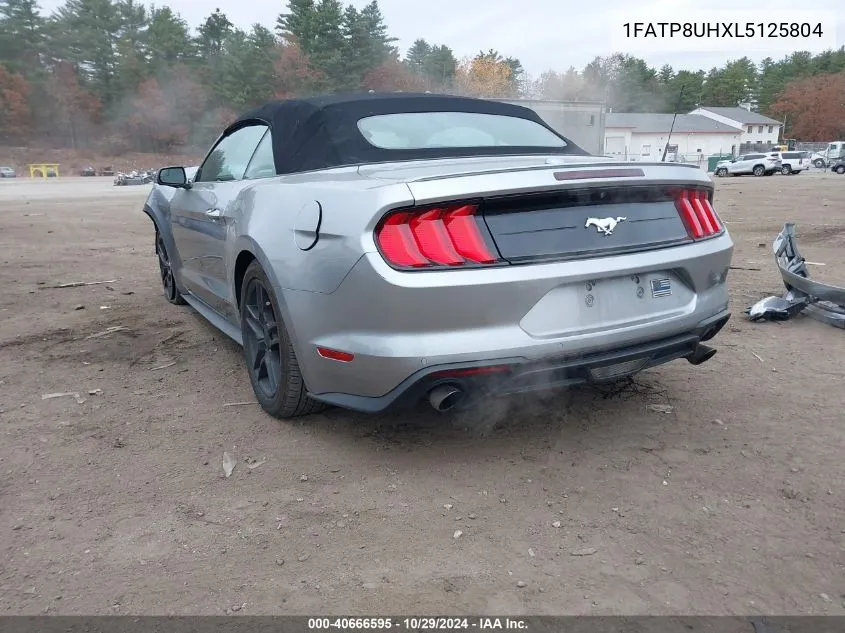 2020 Ford Mustang Ecoboost Premium VIN: 1FATP8UHXL5125804 Lot: 40666595