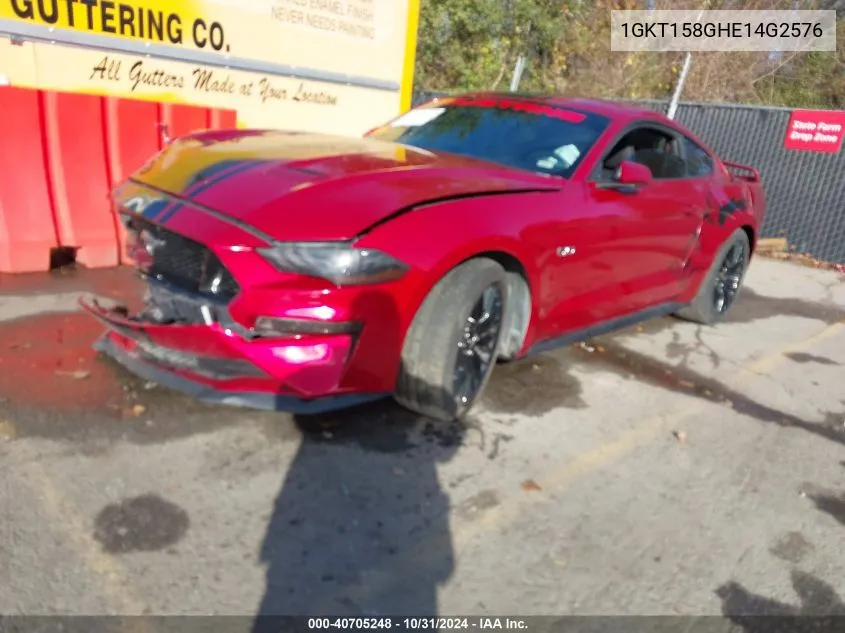 2020 Ford Mustang VIN: 1GKT158GHE14G2576 Lot: 40705248