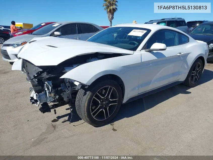 2020 Ford Mustang Ecoboost Premium VIN: 1FA6P8TH5L5130813 Lot: 40773188