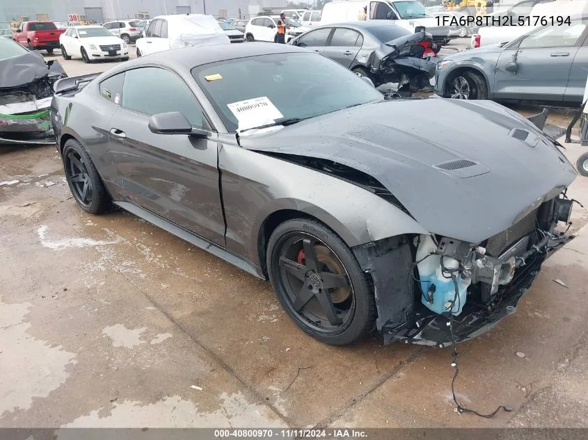 2020 Ford Mustang Ecoboost VIN: 1FA6P8TH2L5176194 Lot: 40800970