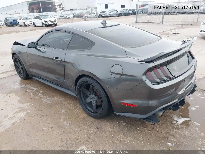 2020 Ford Mustang Ecoboost VIN: 1FA6P8TH2L5176194 Lot: 40800970