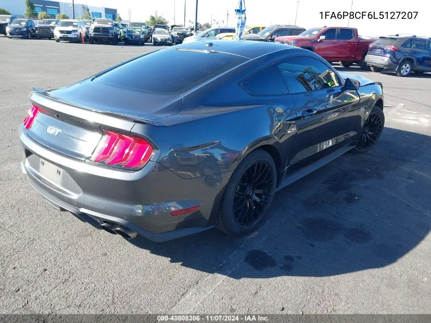 2020 Ford Mustang Gt VIN: 1FA6P8CF6L5127207 Lot: 40808306