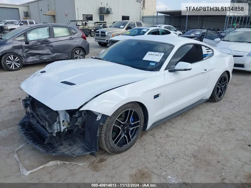 2020 Ford Mustang Ecoboost Premium VIN: 1FA6P8TH3L5134858 Lot: 40814813