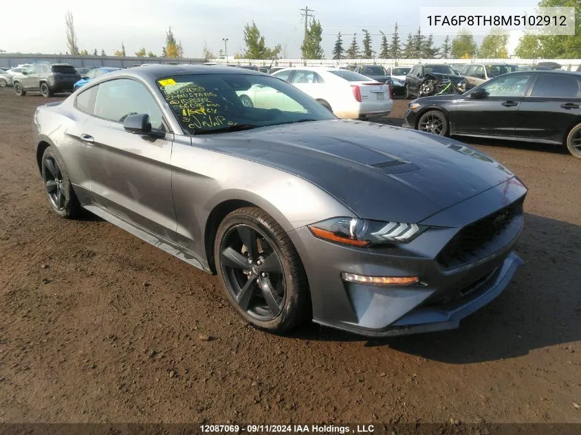 2021 Ford Mustang VIN: 1FA6P8TH8M5102912 Lot: 12087069