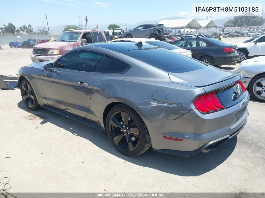 1FA6P8TH8M5103185 2021 Ford Mustang Ecoboost Fastback