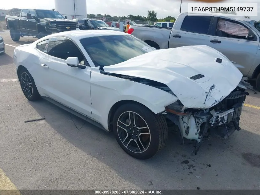 2021 Ford Mustang Ecoboost Premium Fastback VIN: 1FA6P8TH9M5149737 Lot: 39978203