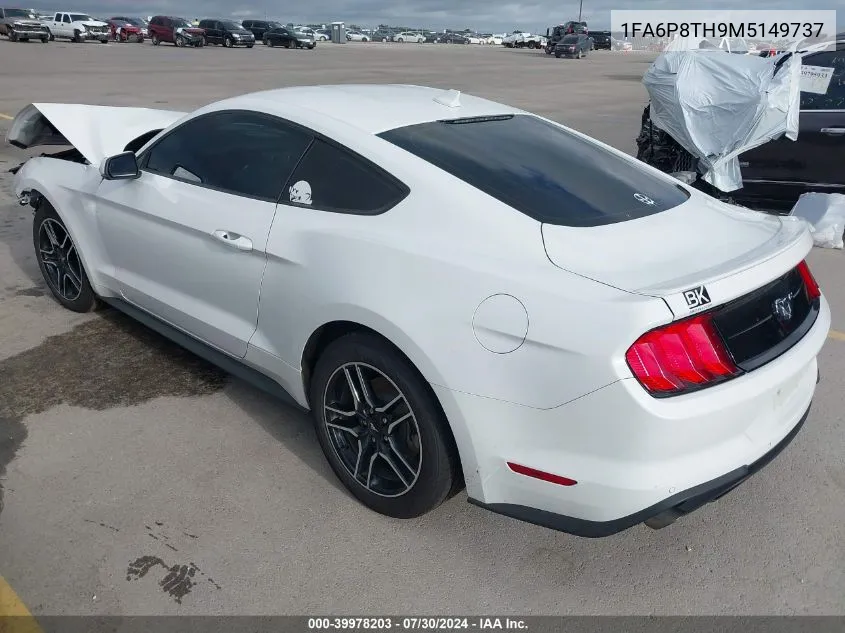 2021 Ford Mustang Ecoboost Premium Fastback VIN: 1FA6P8TH9M5149737 Lot: 39978203