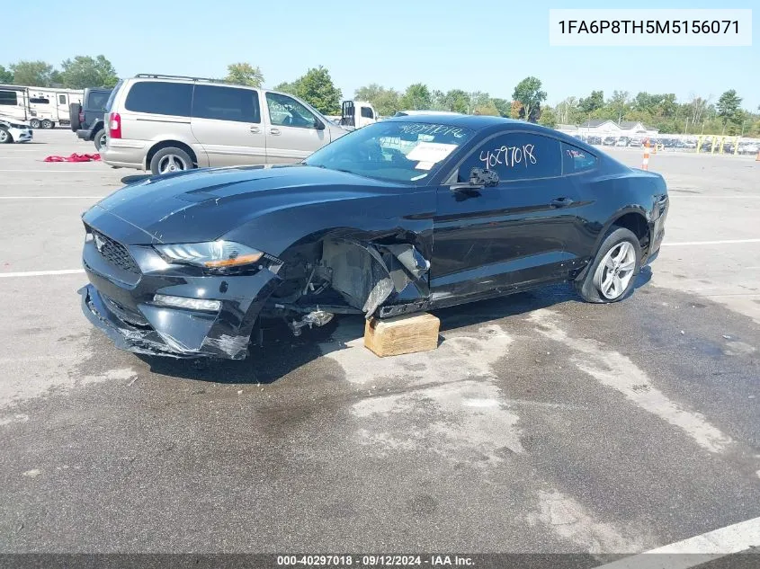 1FA6P8TH5M5156071 2021 Ford Mustang Ecoboost Fastback